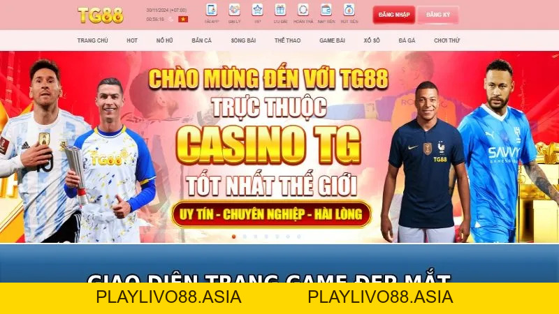 Tg88 - Trang Chủ Tg88.com | Thưởng Nạp 28.888K - playlivo88.asia