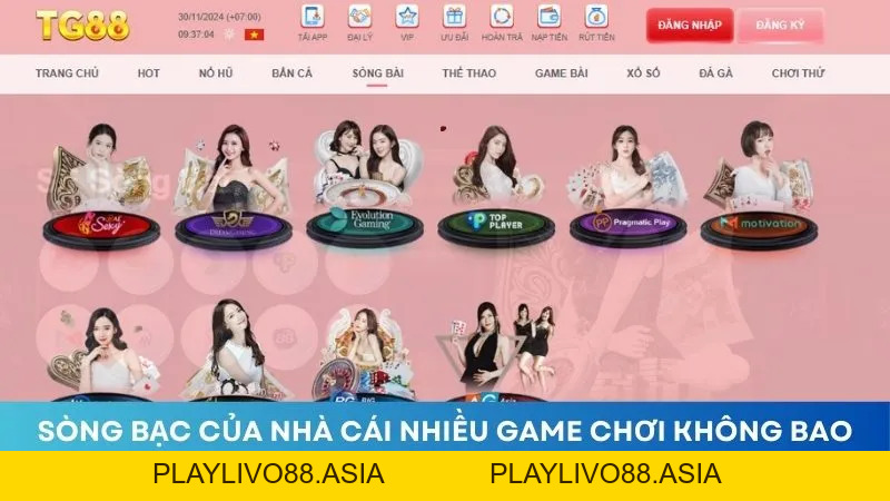 Tg88 - Trang Chủ Tg88.com | Thưởng Nạp 28.888K - playlivo88.asia